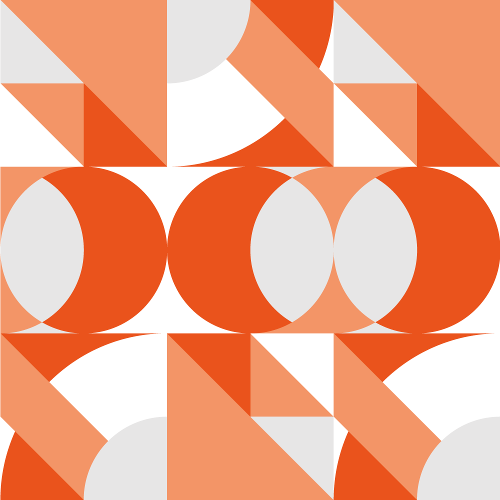 Retro geometrisk motiv geometriske vinyl tæppe - TenStickers