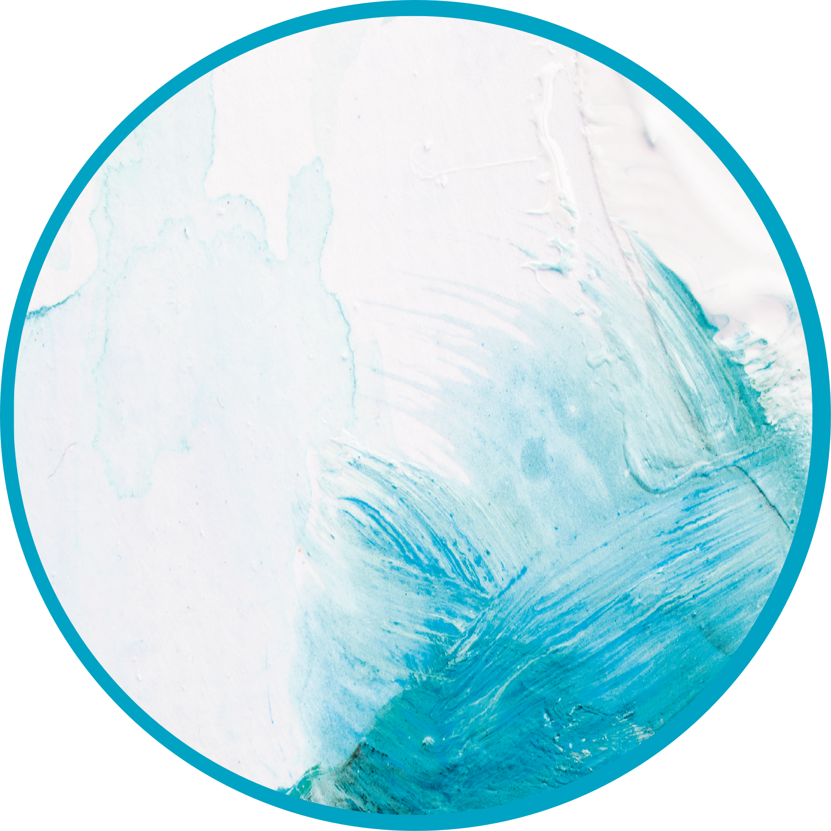 Oceaniske vandfarver natur vinyl tæppe - TenStickers