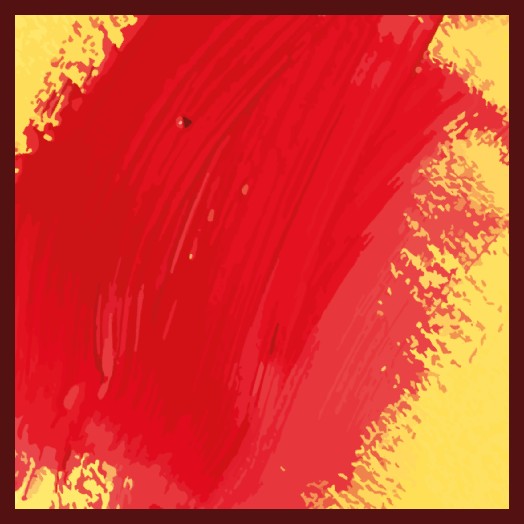 Levende farvesprøjt moderne vinyl tæppe - TenStickers