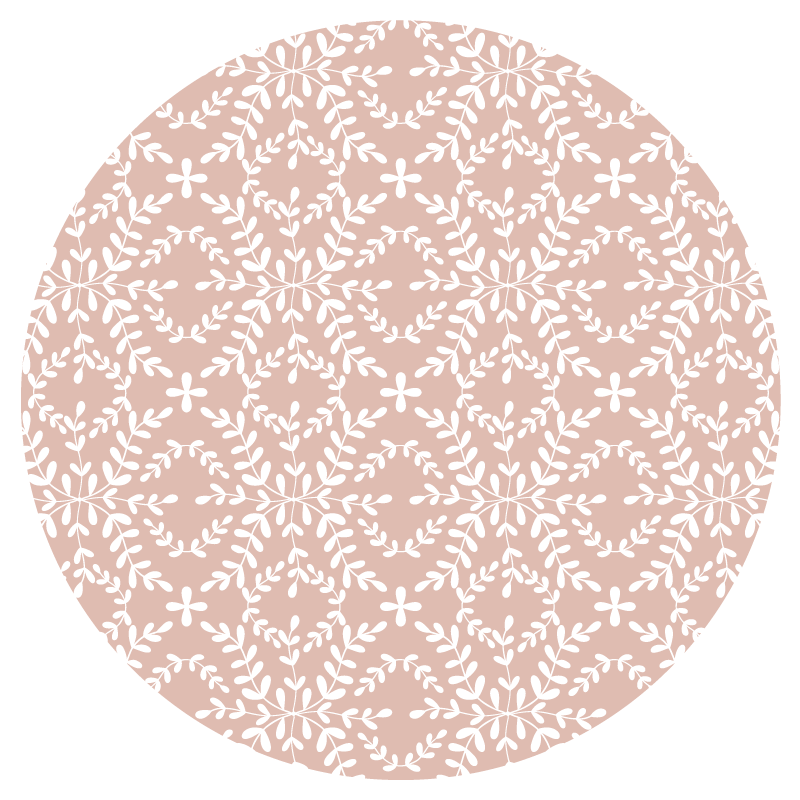 Delikat blomsterkomposition Blomster og planter vinyltæppe - TenStickers