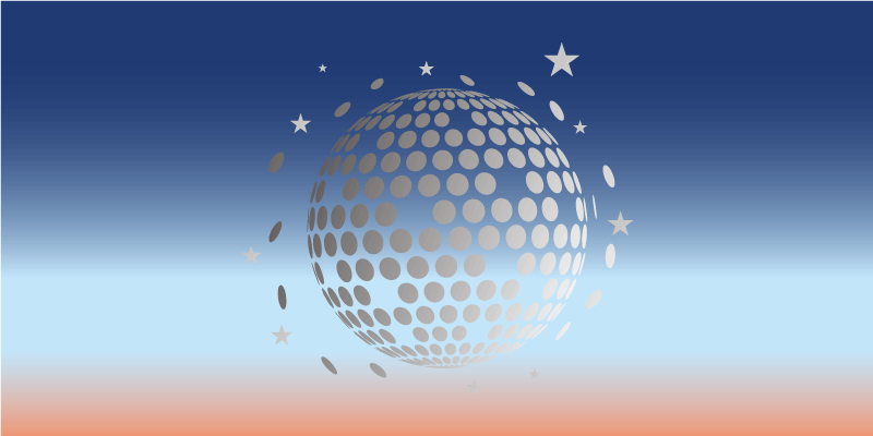 Himmelkugle design stjerne vinyl tæppe - TenStickers