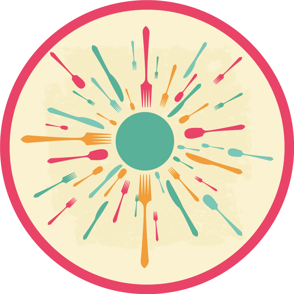 Cirkel ske mønster køkken gulvfliser - TenStickers