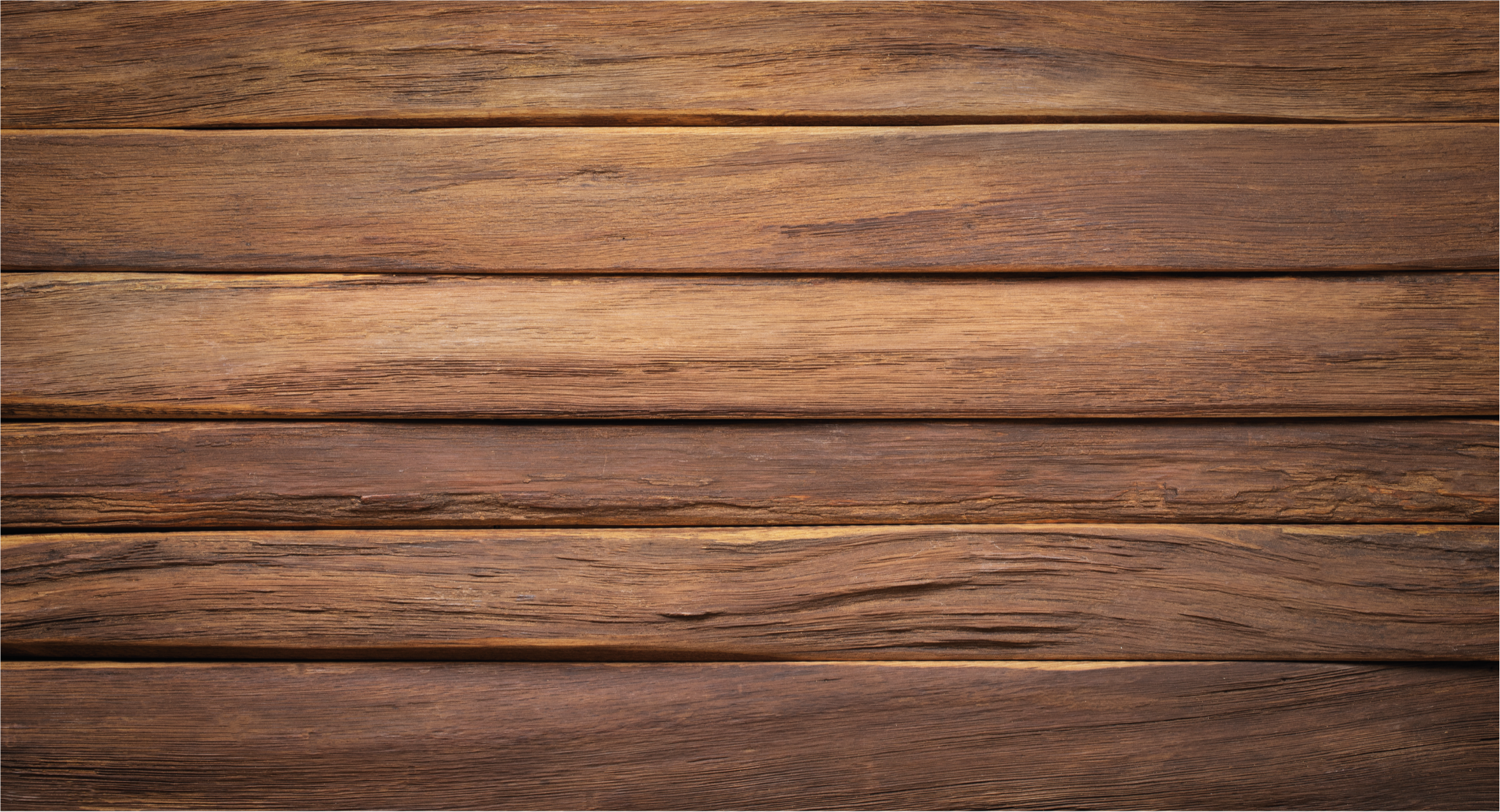 Træ vandrette planker stuetæppe - TenStickers