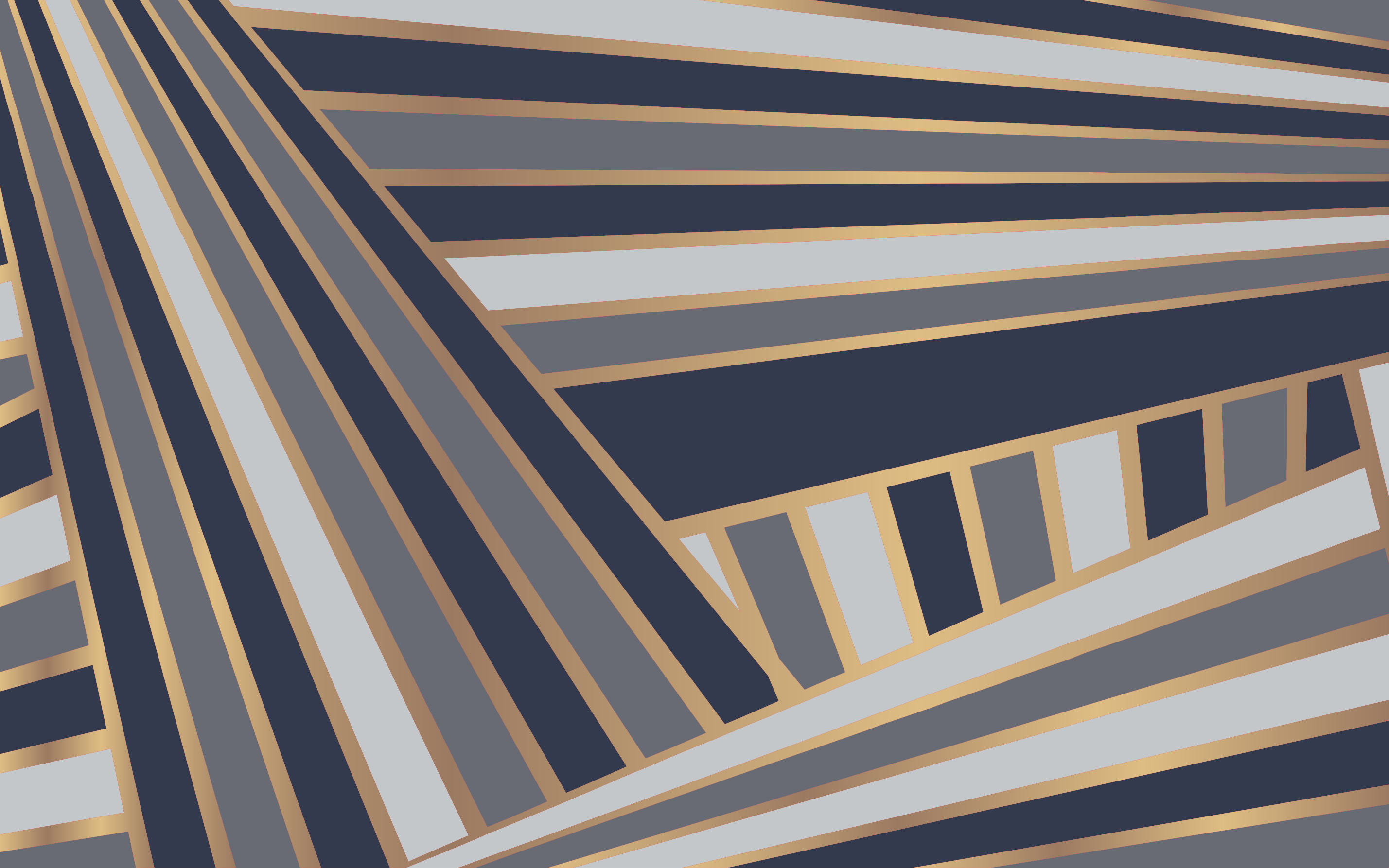 Iøjnefaldende gråt motiv stribede vinyl tæppe - TenStickers