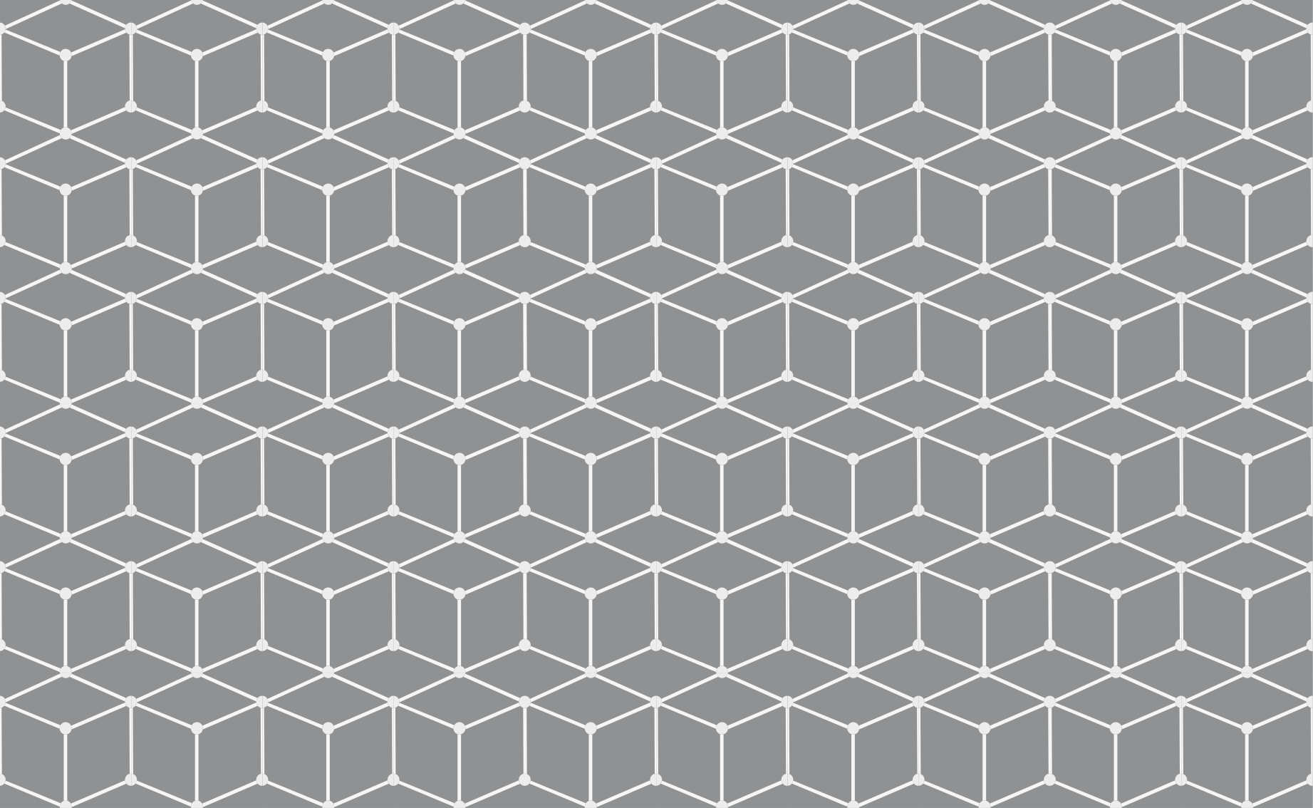 Hvide terninger over en grå baggrund moderne tæppe - TenStickers