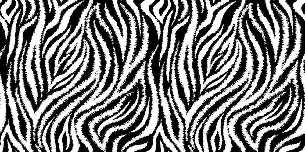 Vinyltæppe med dyreprint zebra stripes - TenStickers