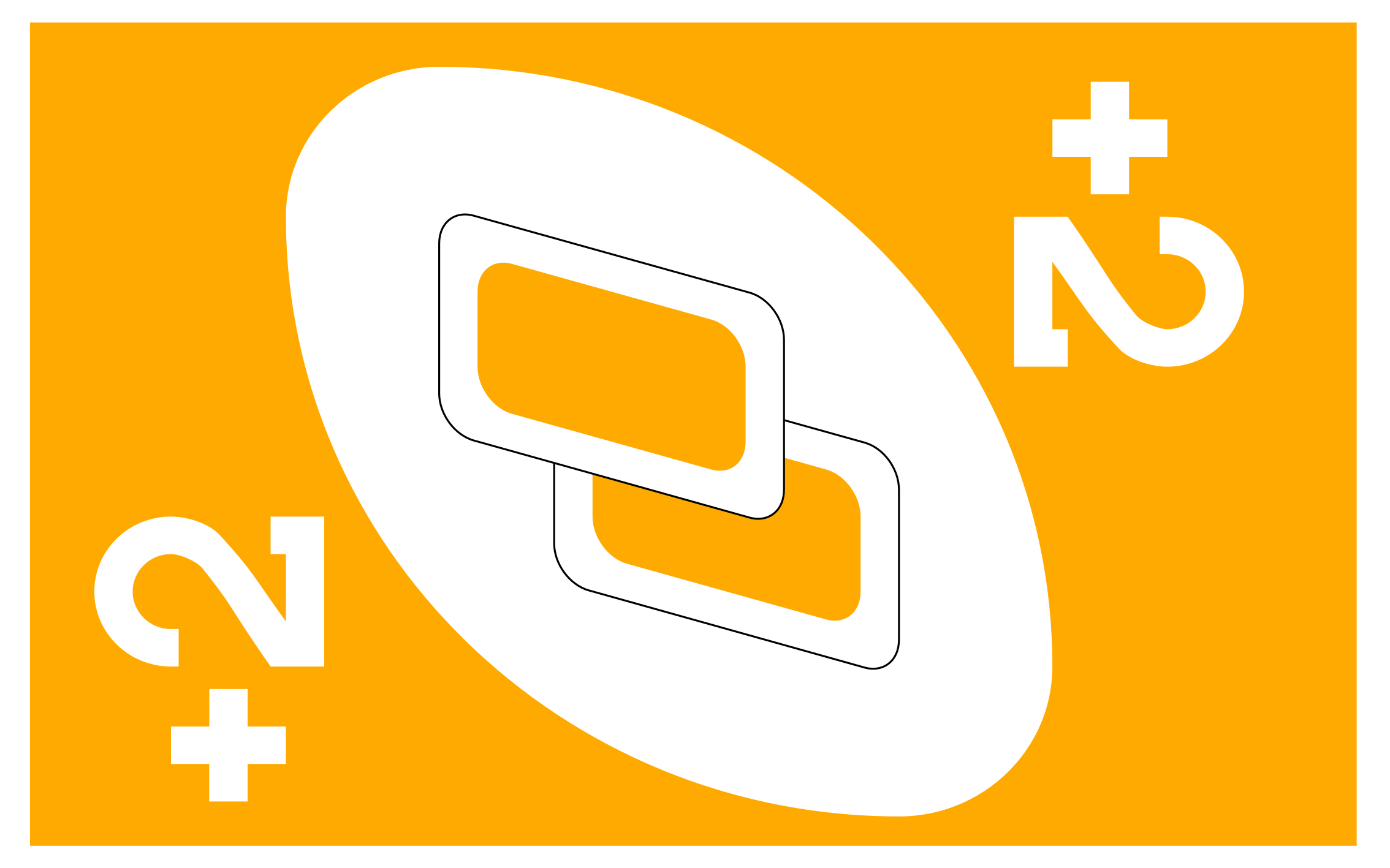 +2 kort vinyl tæppe med spil - TenStickers