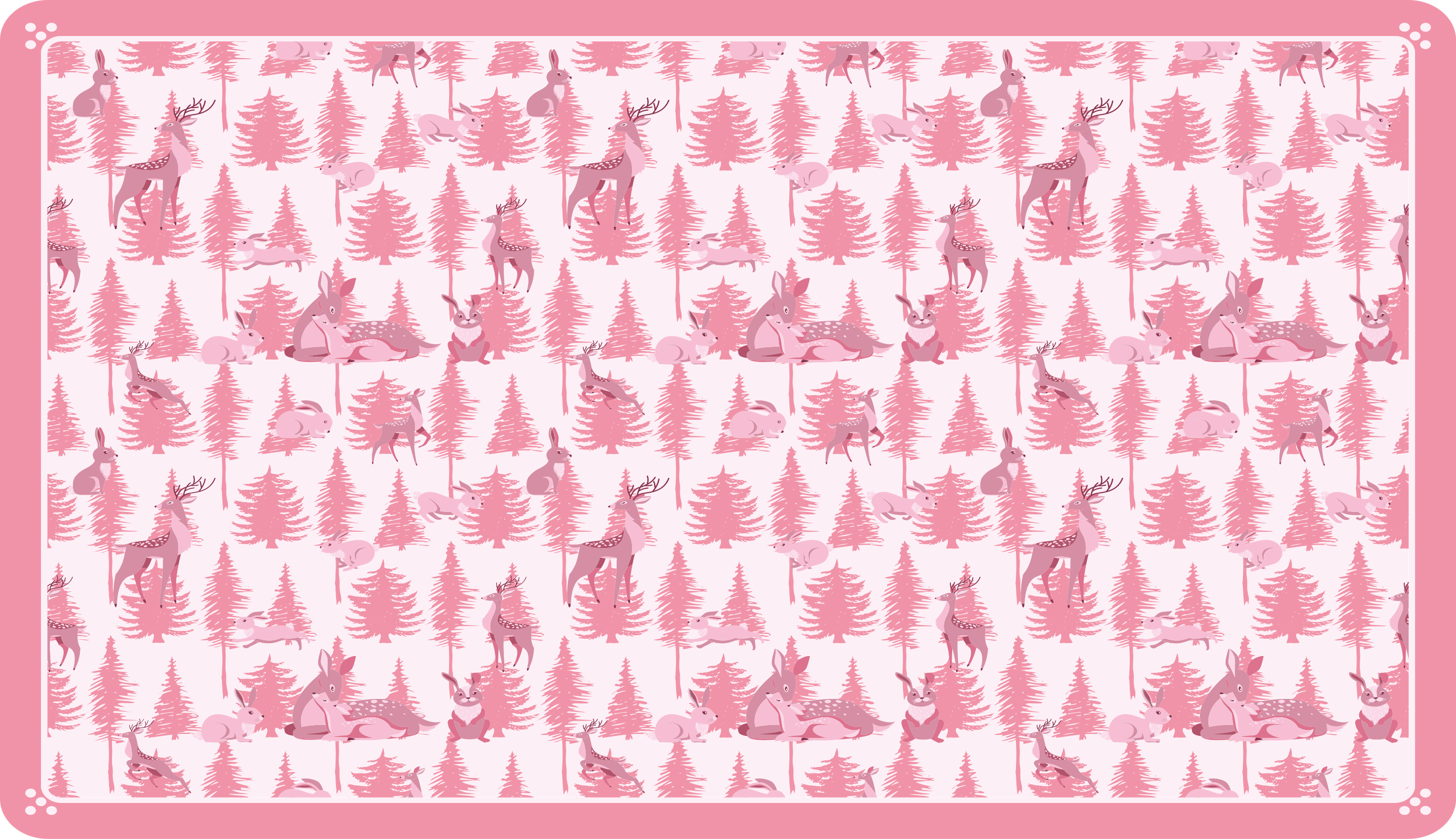 Legende skovscene vinyltæpper til babyværelse - TenStickers