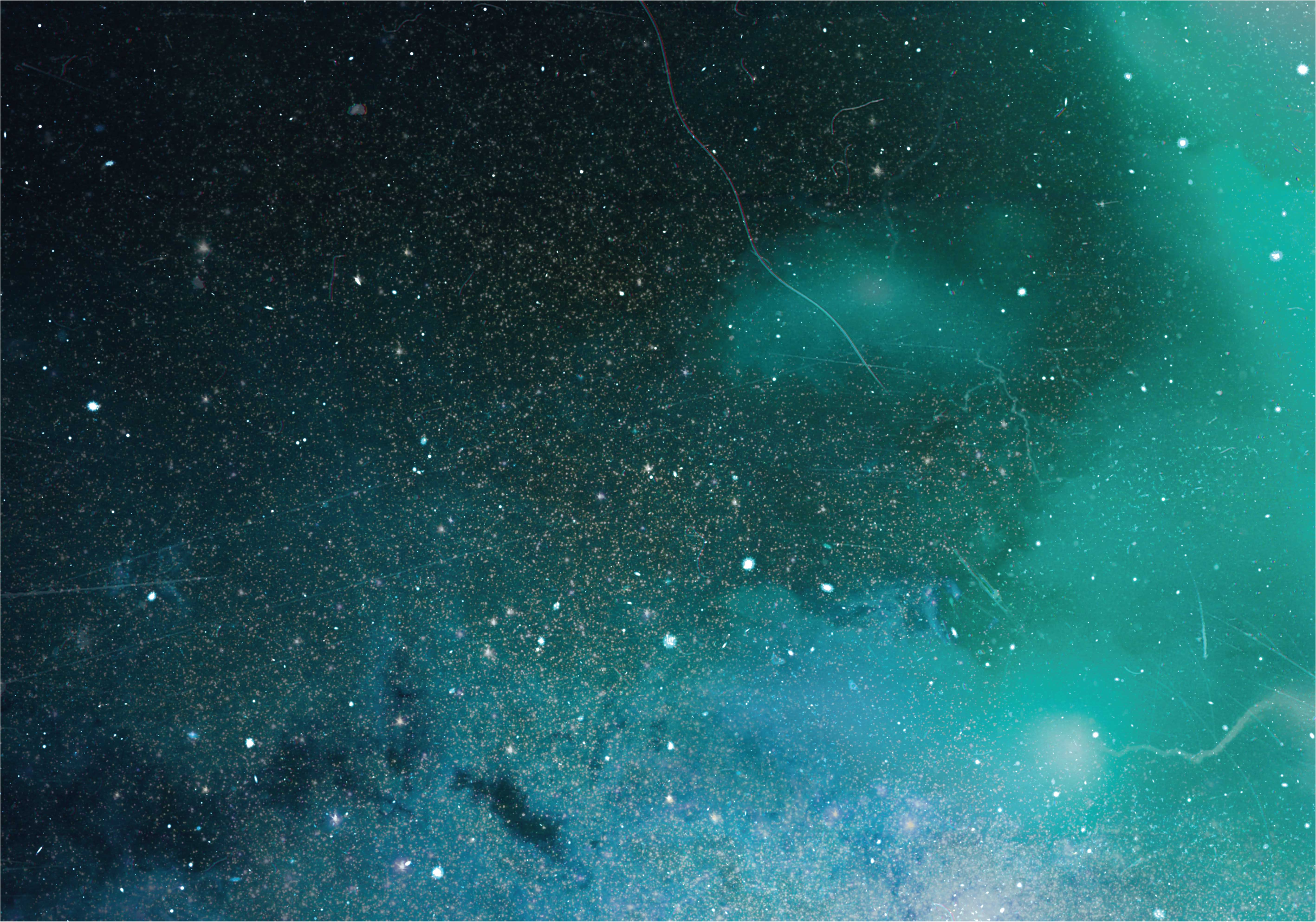 Kosmisk galaksefarvetone stjerne vinyl tæppe - TenStickers