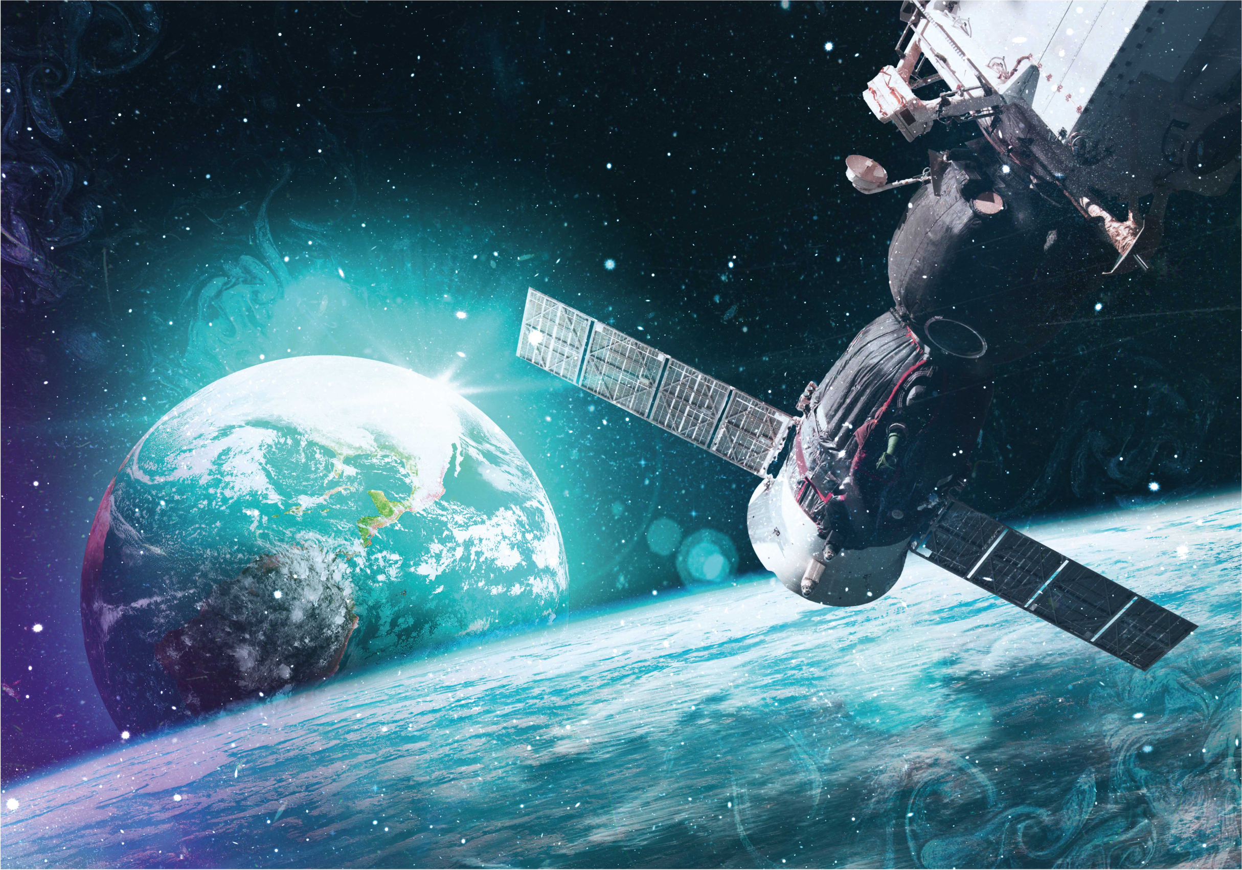 Galaktisk rejseudforskning stjerne vinyl tæppe - TenStickers