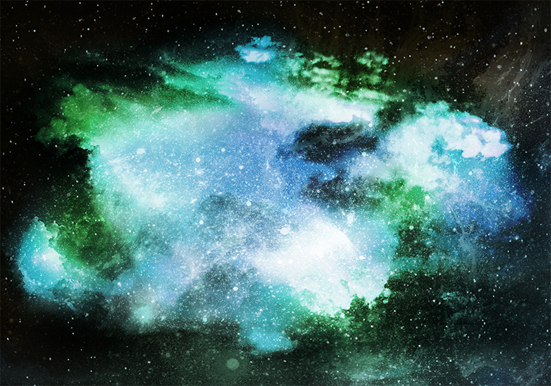 Himmelsk opdagelse stjerne vinyl tæppe - TenStickers