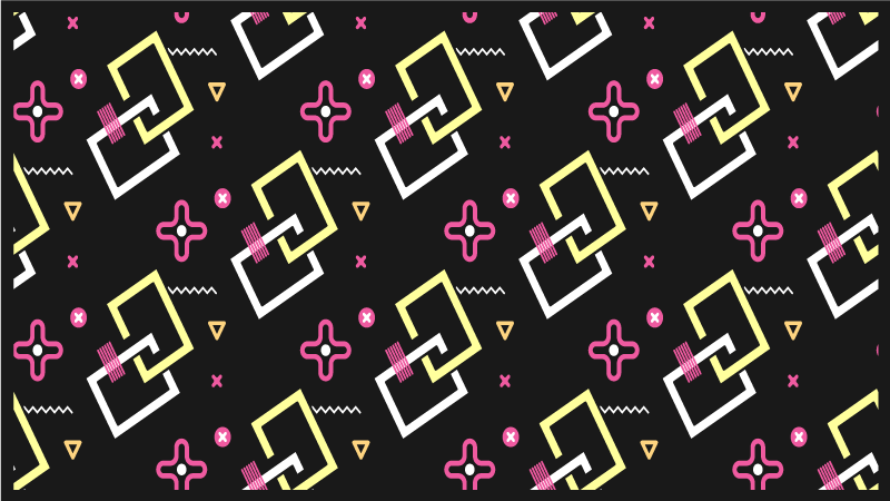 Geometriske vinyl tæppe moderne mønsterleg - TenStickers