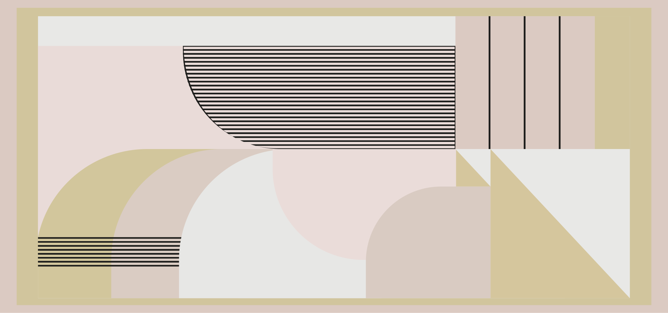 Pastelfarver geometrisk urban design tæppe - TenStickers