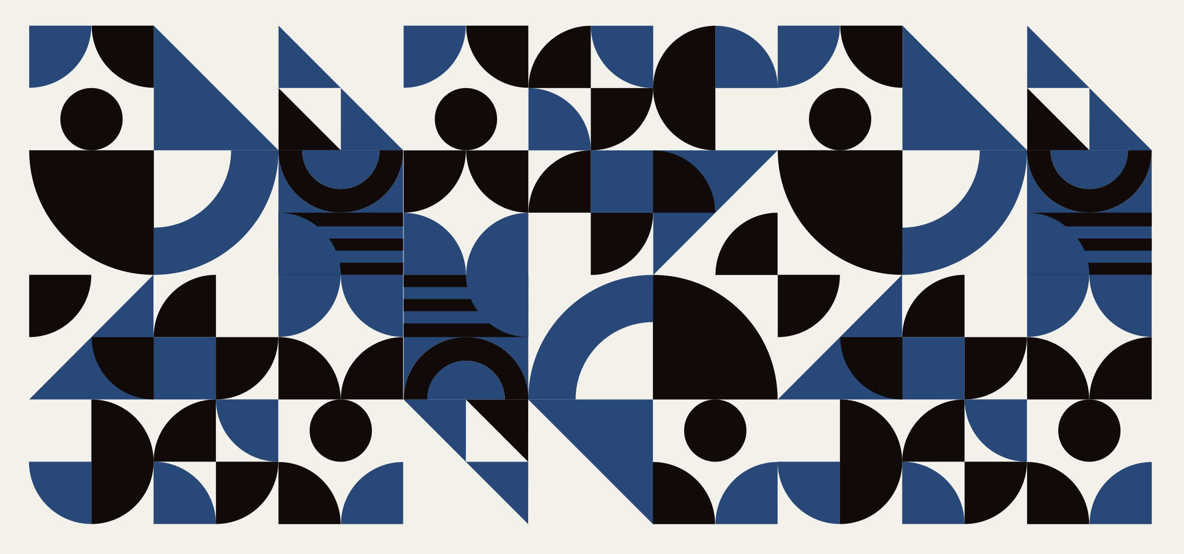 Blå og sort puslespil urban design tæppe - TenStickers