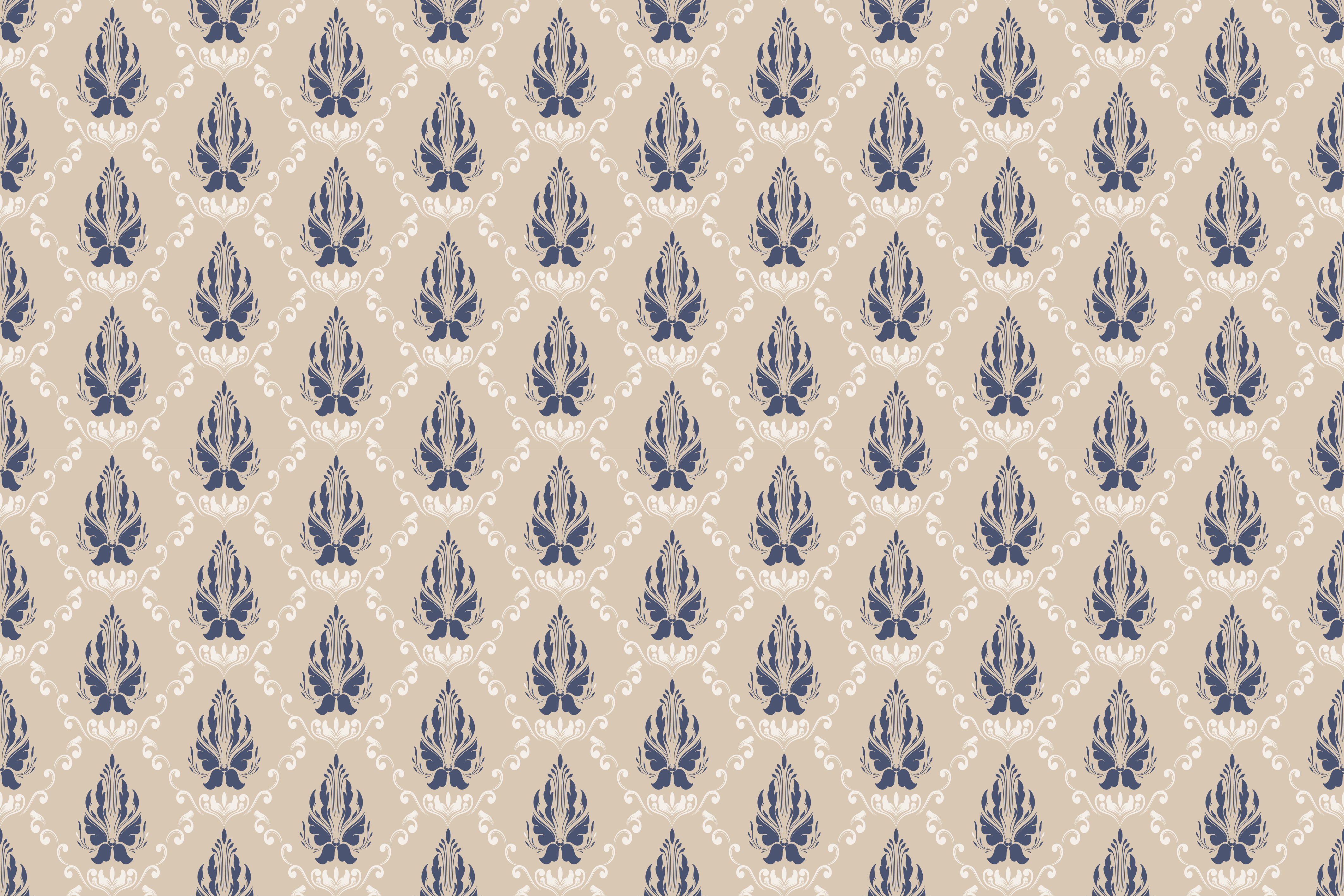 Delikate blomstermotiver vinyl tæppe til stuen - TenStickers