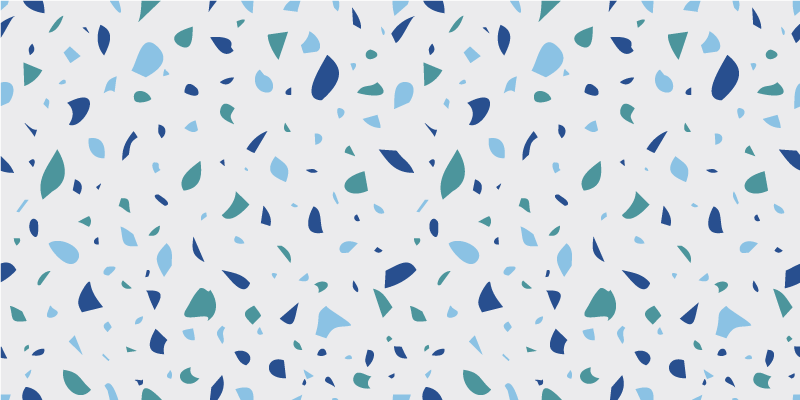 Farverigt mønster marmor vinyl tæppe - TenStickers