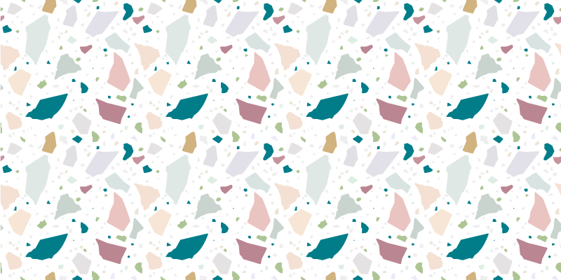 Konceptuelle figurer geometriske vinyl tæppe - TenStickers