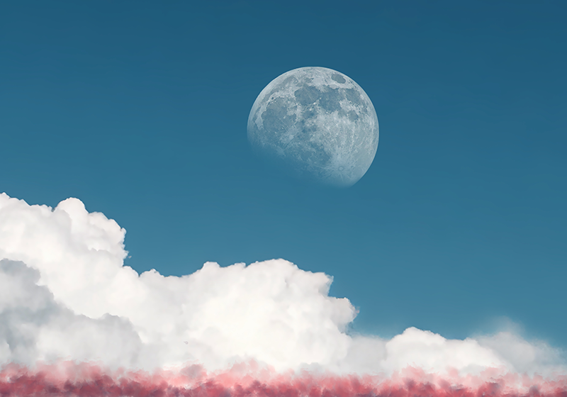 æterisk skyhorisont vinyl tæppe - TenStickers