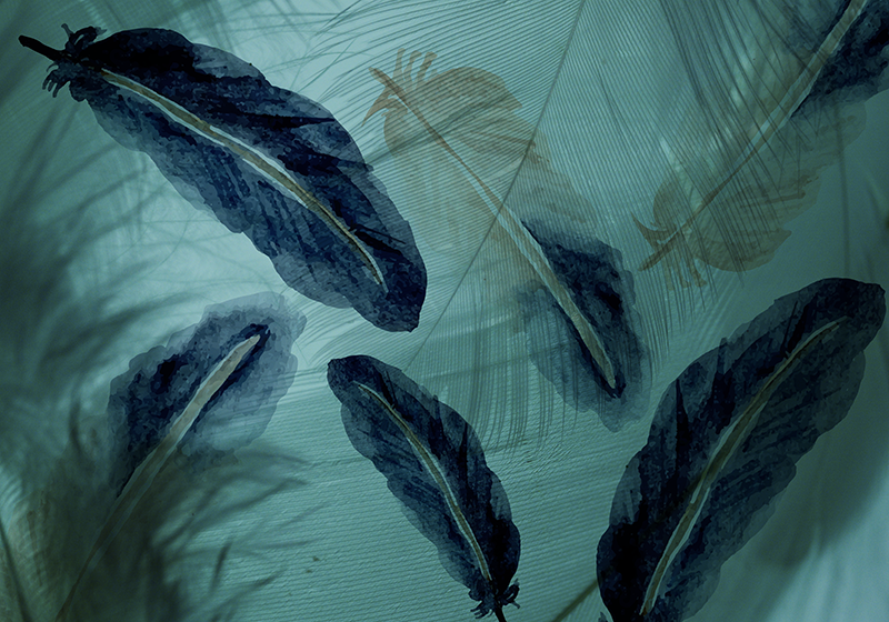 Grøn tropisk oase natur vinyl tæppe - TenStickers