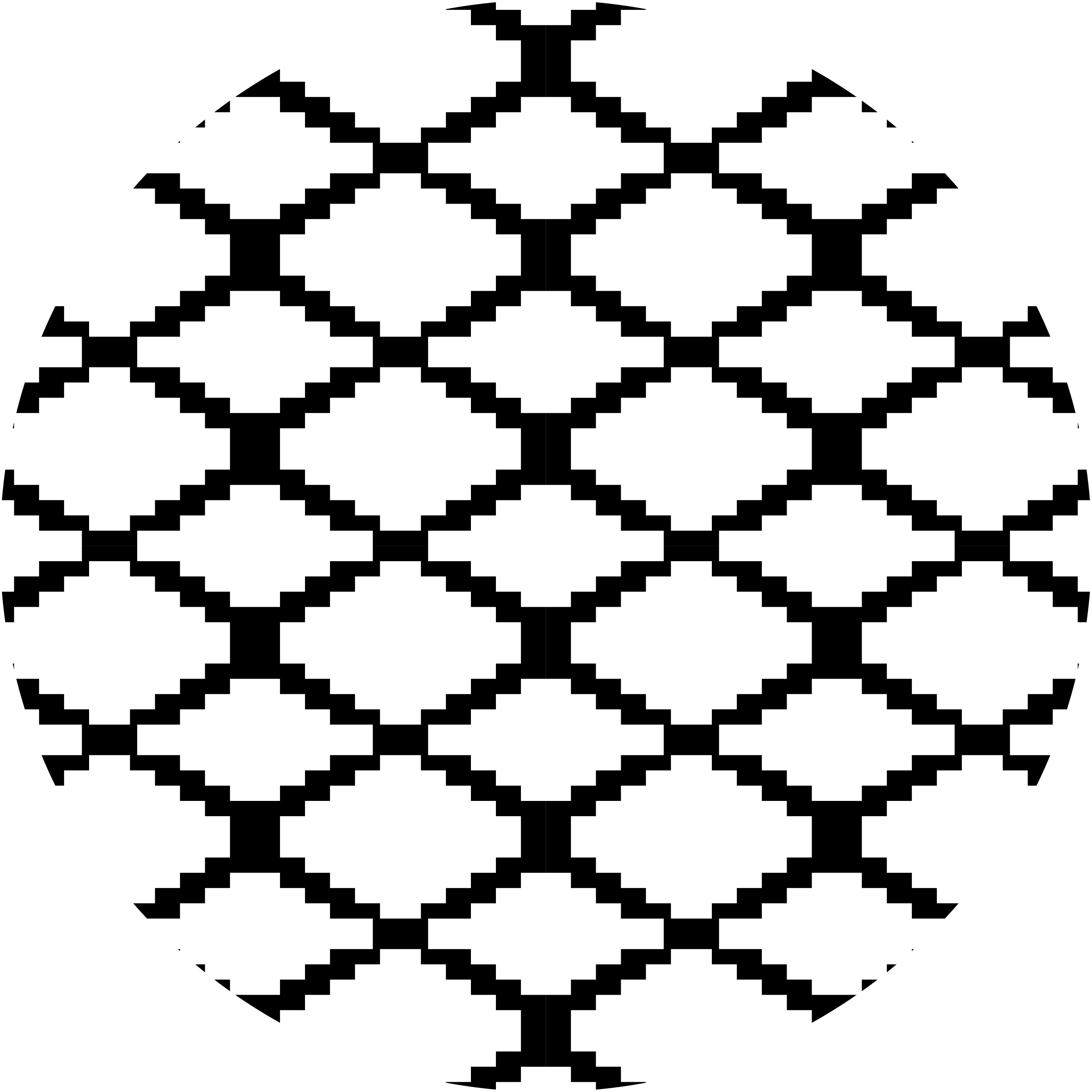 Moderne sort og hvid geometriske vinyl tæppe - TenStickers