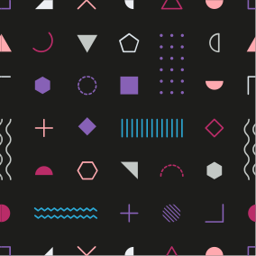 Legesyge former udstilles geometriske vinyl tæppe - TenStickers