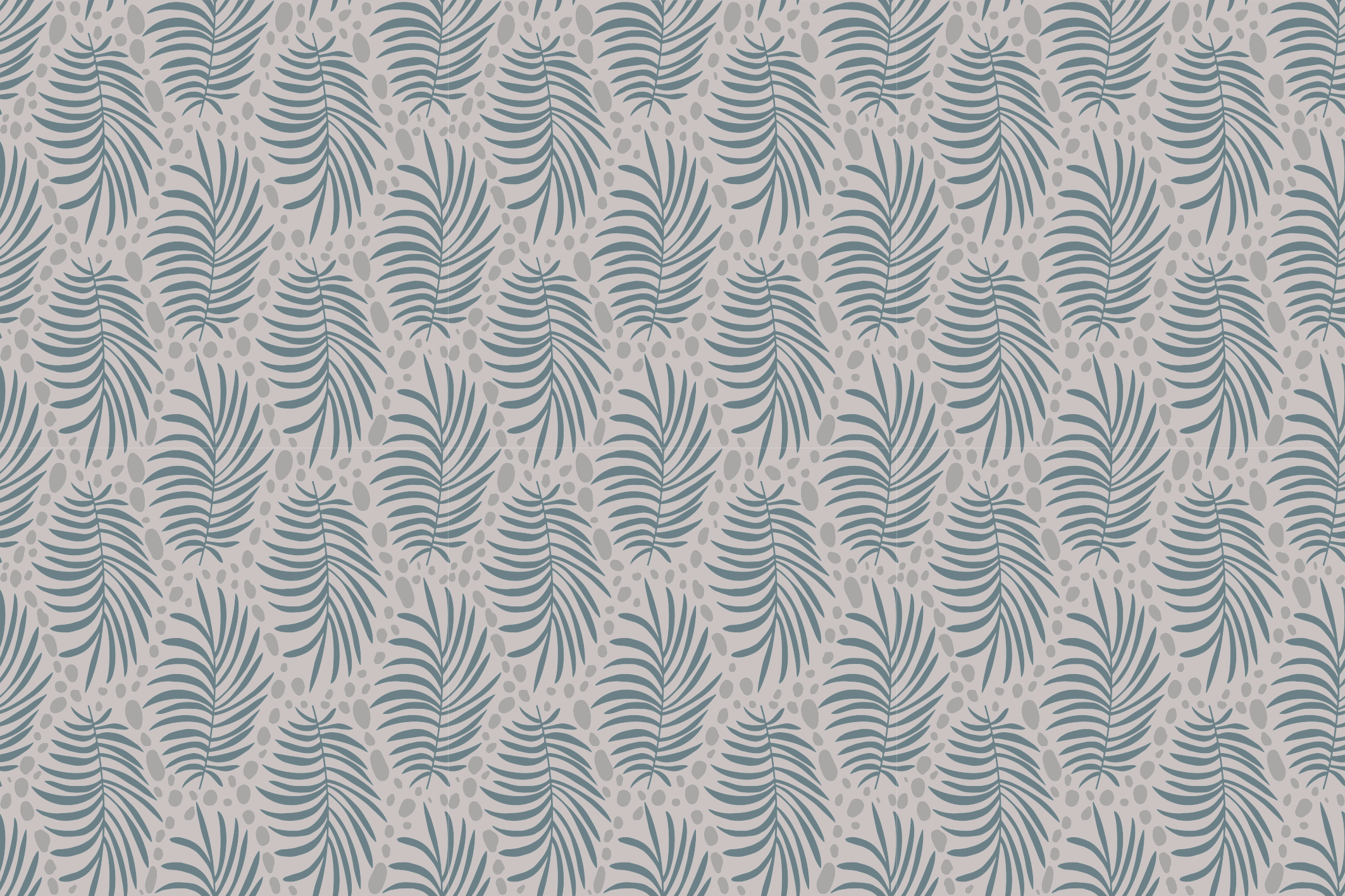 Bladgrønt motiv natur vinyl tæppe - TenStickers