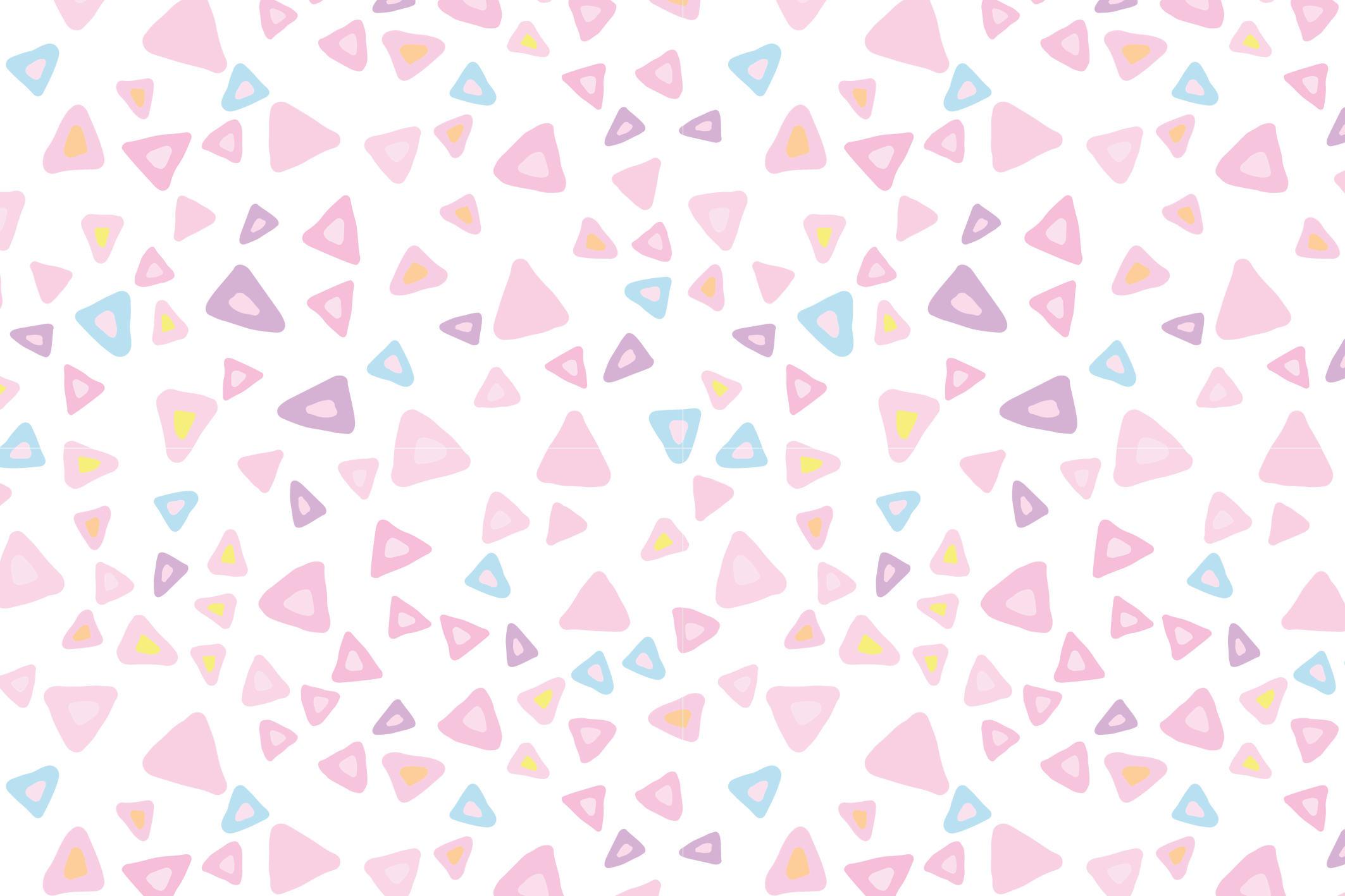 Farverige trekantede elementer vinyl tæppe - TenStickers