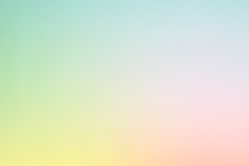 "kawaii" stil pastel regnbue moderne tæppe - TenStickers