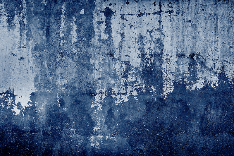 Dramatisk blå tekstur vinyl tæppe - TenStickers