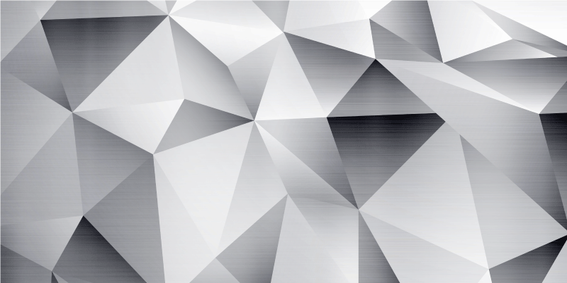 Monokromt geometrisk mønster geometriske vinyl tæppe - TenStickers