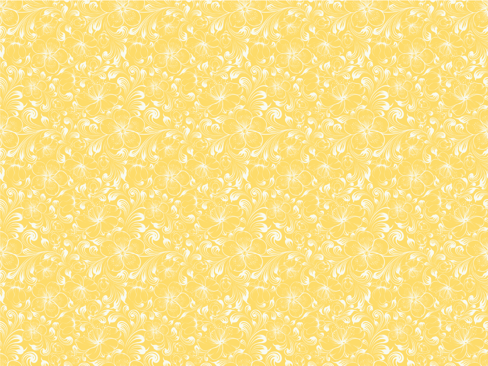 Blomstermønstret design Blomster og planter vinyltæppe - TenStickers