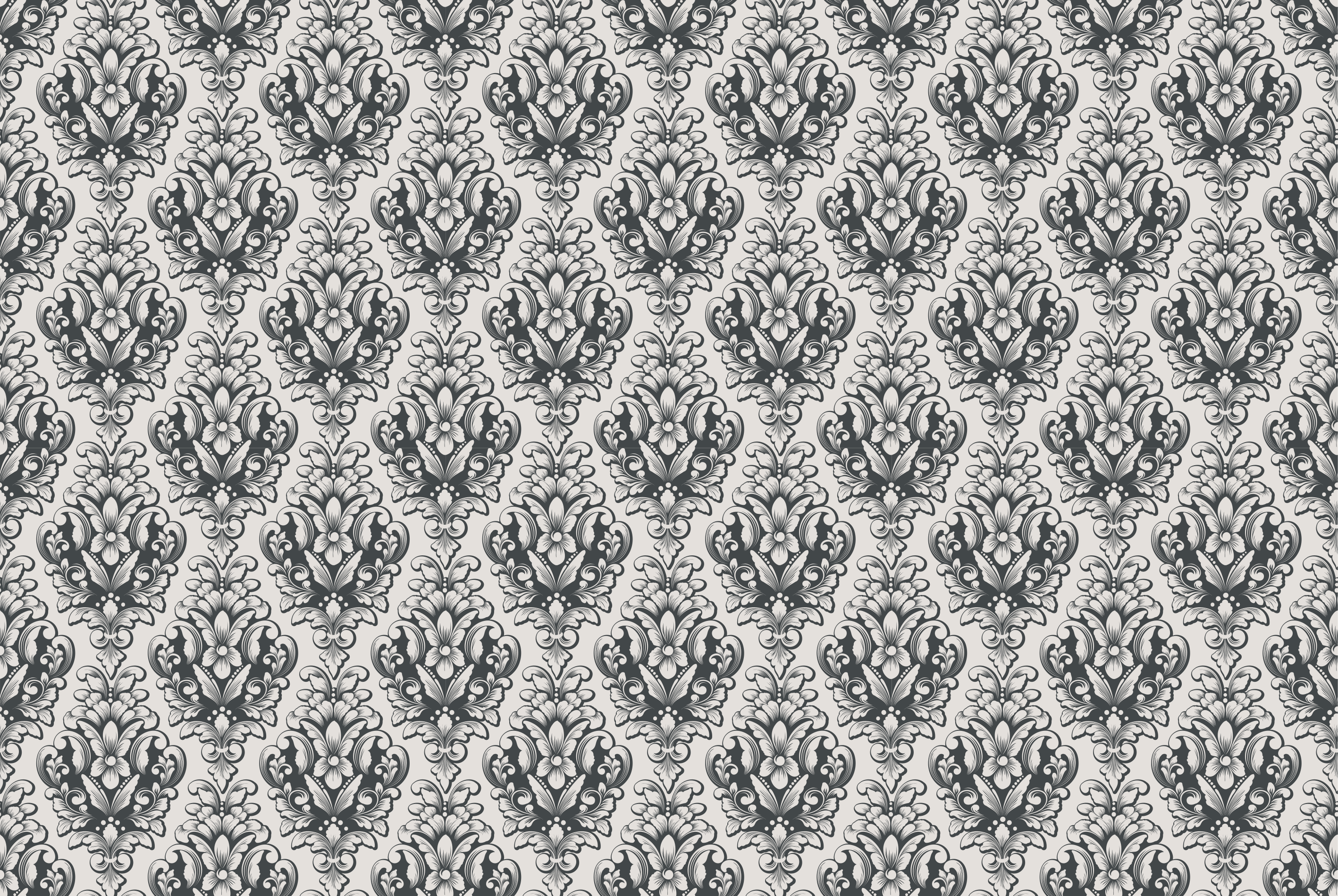 Barok flisemønster vintage vinyl tæppe - TenStickers