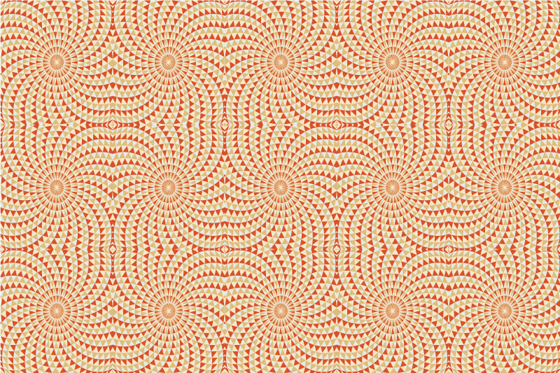 Mandala mønster detaljer mandala vinyl tæppe - TenStickers