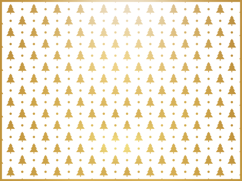 Festligt træmønster jule vinyltæppe - TenStickers