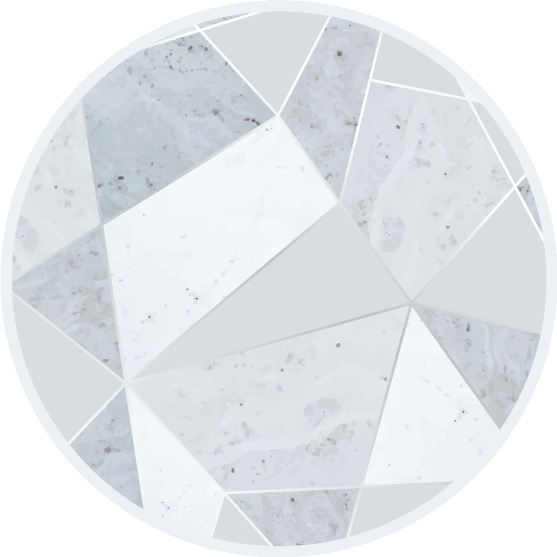 Marmor vinyl tæppe geometrisk marmor - TenStickers