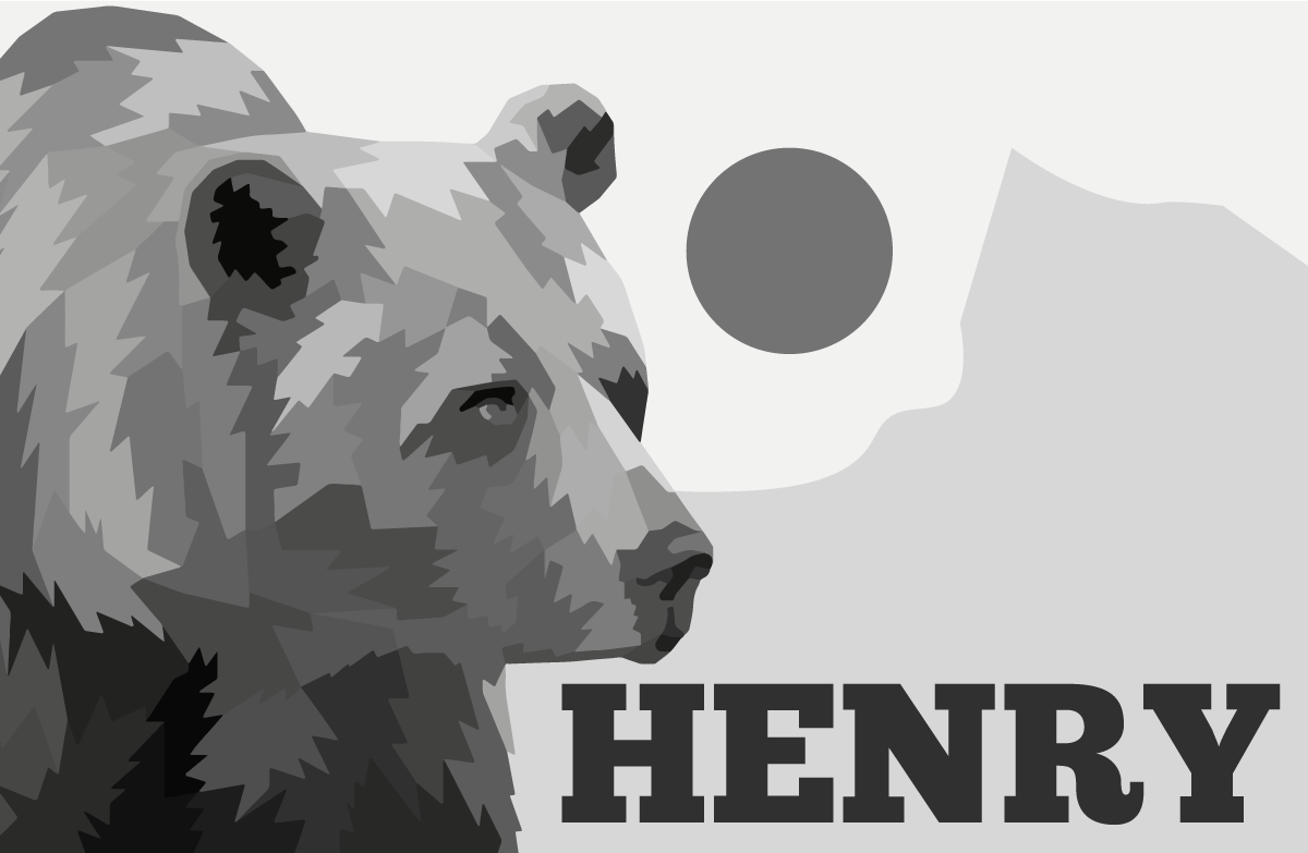 Tilpasselig bjørn vinyl tæppe med navn - TenStickers