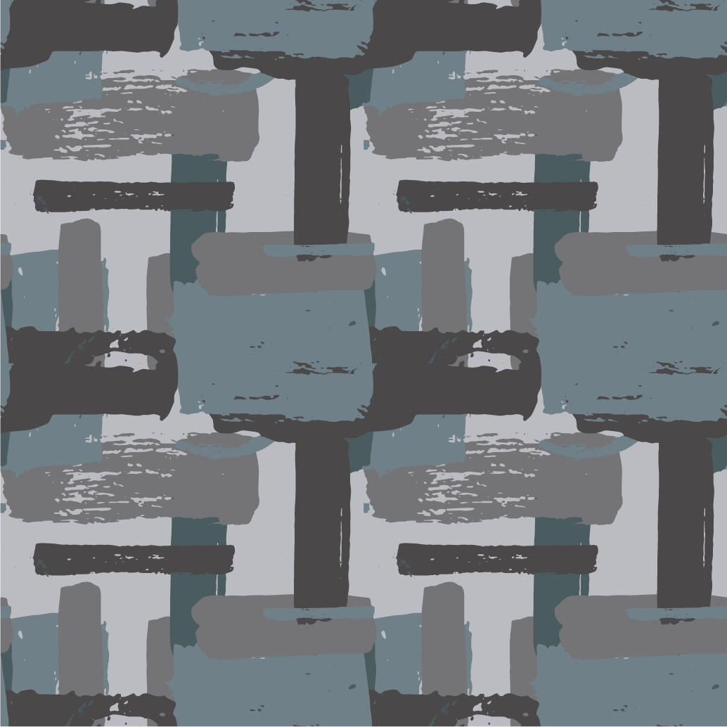 Abstrakt mosaik mosaik vinyl tæppe - TenStickers