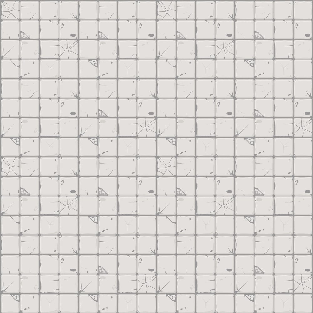 Gammelt hvidt flisevæg stuetæppe - TenStickers