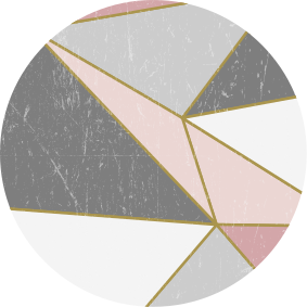 Geometriske marmorformer geometriske vinyl tæppe - TenStickers