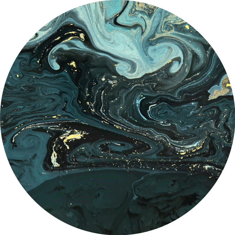 Swirlende marmor vinyl tæppe - TenStickers