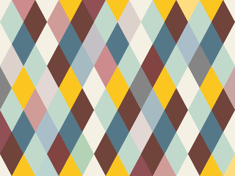 Geometrisk mønstret vinyl tæppe - TenStickers