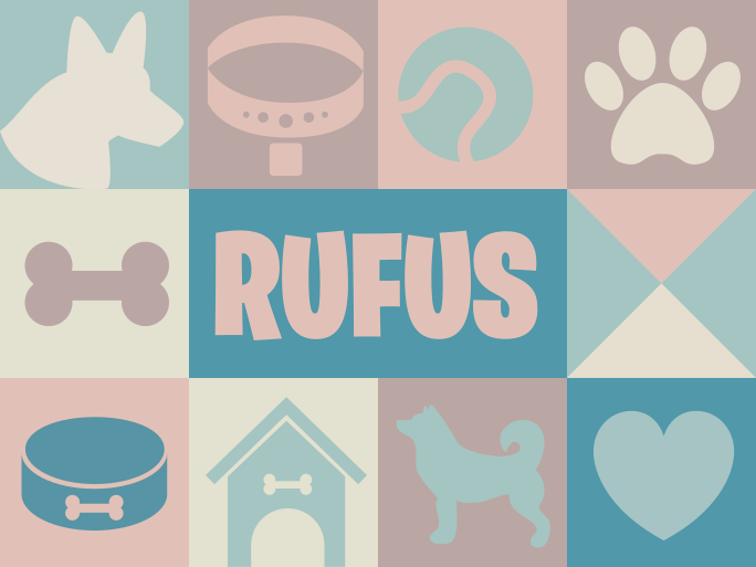 Personliggjorte hunde vinyltæpper med dyr - TenStickers