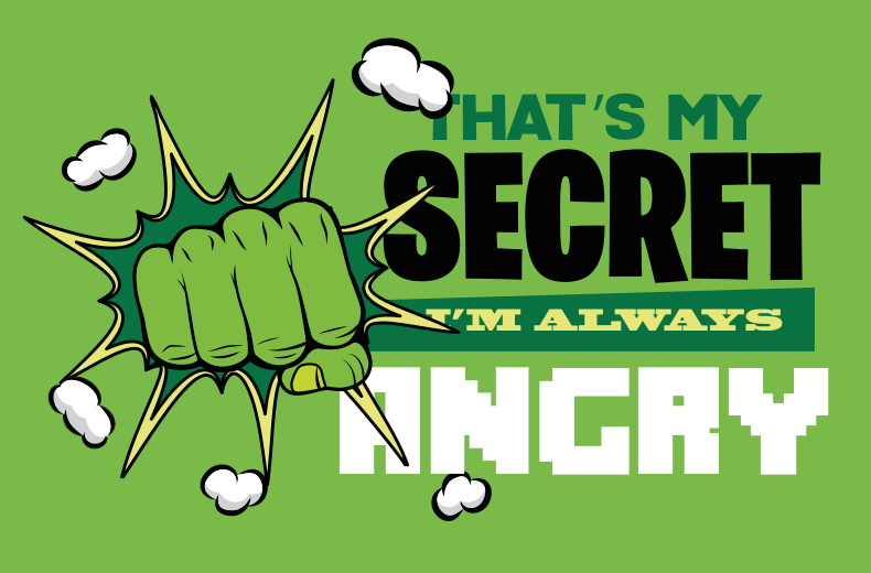 Jeg er altid vred tæppe til børneværelse - TenStickers