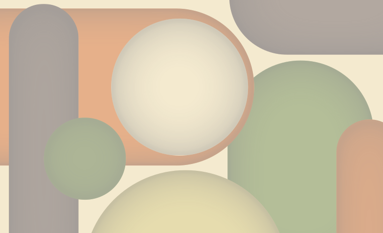 Moderne vinyl tæppe med nutidige cirkulære mønstre - TenStickers