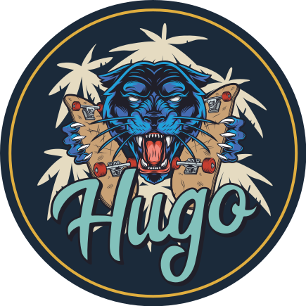 Tilpasset panter vinyltæpper dyr - TenStickers