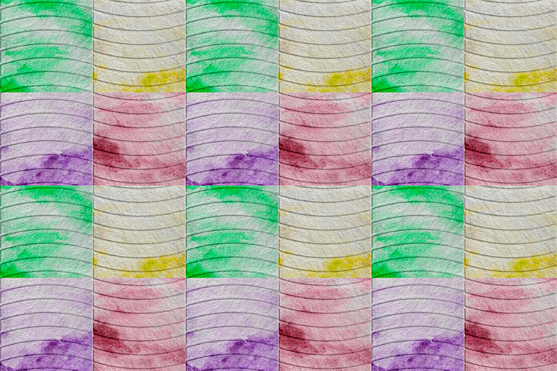 Ramblas fliser vinyl tæppe til stuen - TenStickers