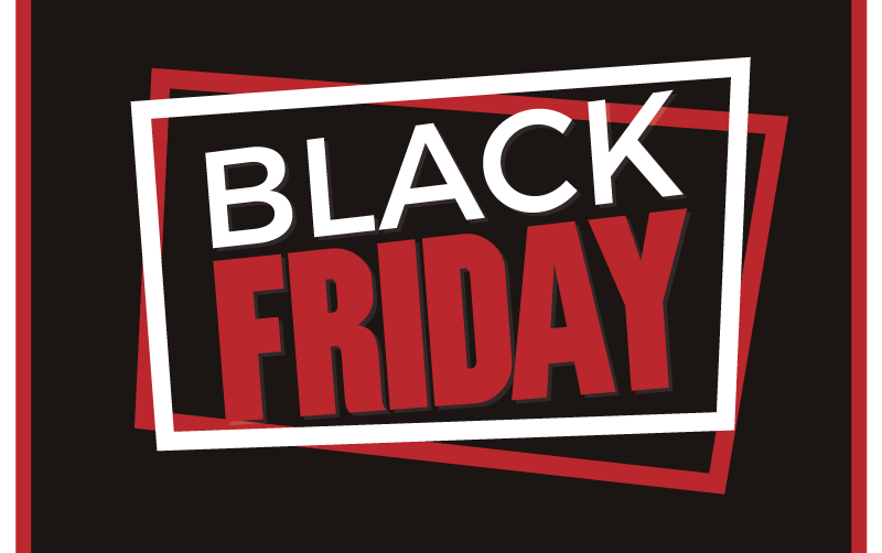 "Black Friday er her! Få 50% rabat på alle varer!""Black Friday e - TenStickers