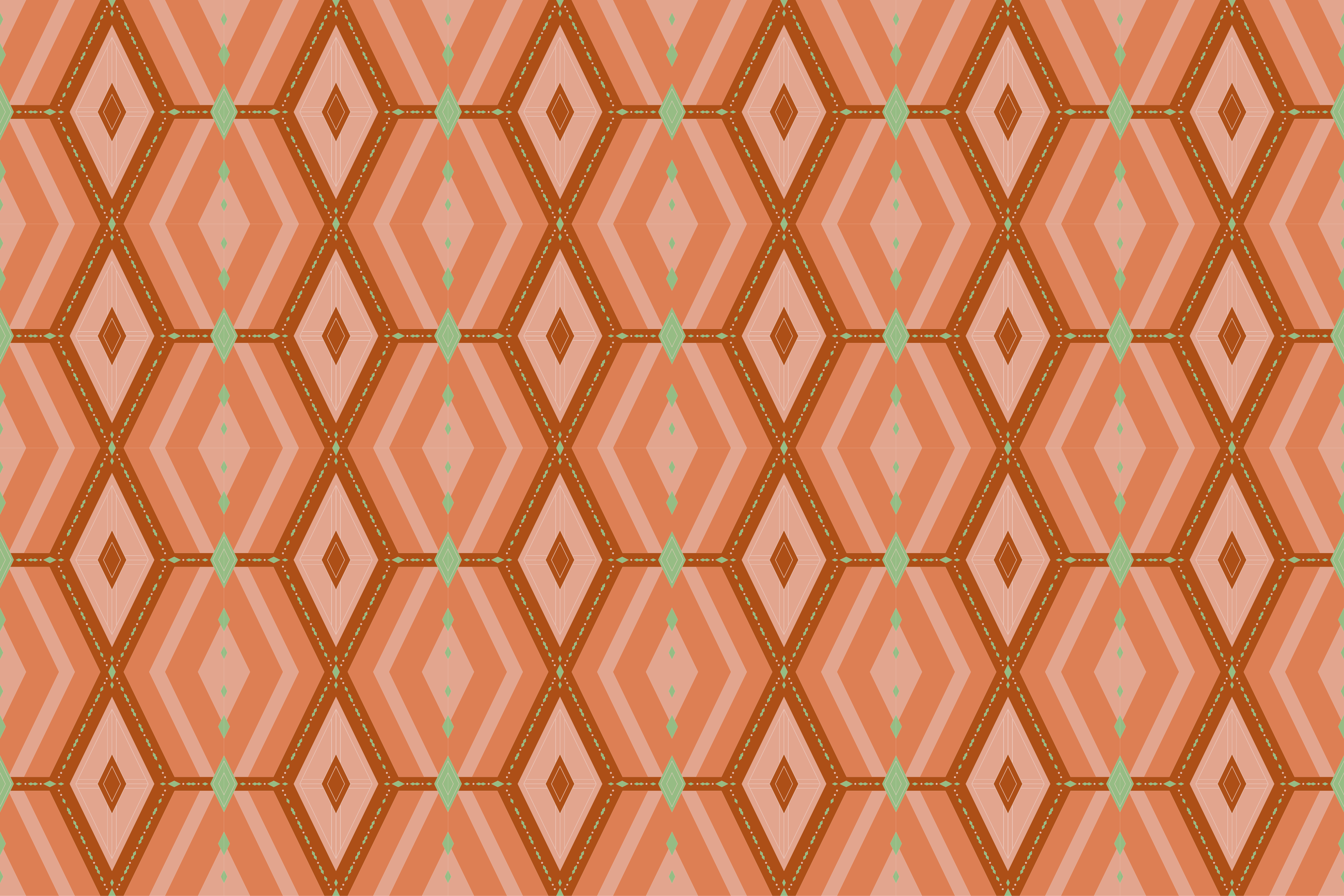 Geometrisk mønster harmoni geometriske vinyl tæppe - TenStickers