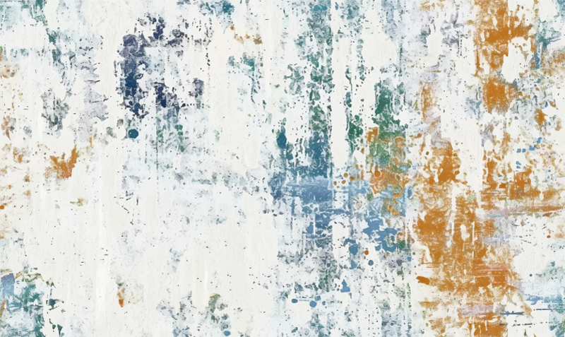 Abstrakt tekstureret design vinyl tæppe til spisestue - TenStickers