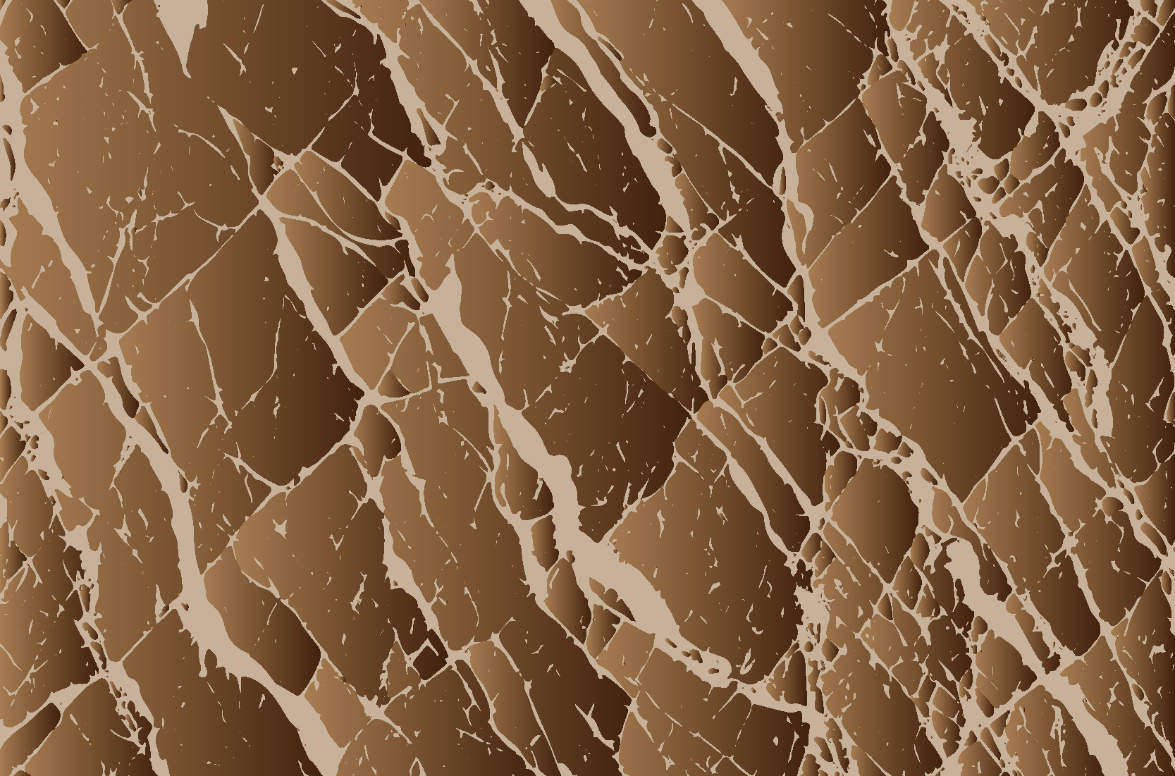 Brun marmor effekt vinyl tæppe til spisestue - TenStickers